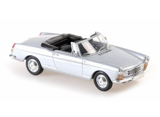 Peugeot 404 Cabriolet - 1962 - Silver Maxichamps 1:43 940112930 kaina ir informacija | Kolekciniai modeliukai | pigu.lt