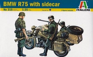 BMW R75 with Sidecar ITALERI 1:35 315 цена и информация | Коллекционные модели автомобилей | pigu.lt