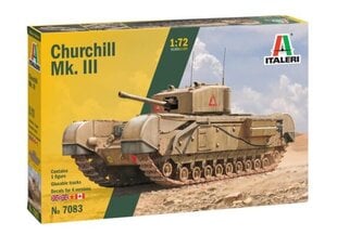 Churchill Mk. III Italeri 1:72 7083 kaina ir informacija | Kolekciniai modeliukai | pigu.lt