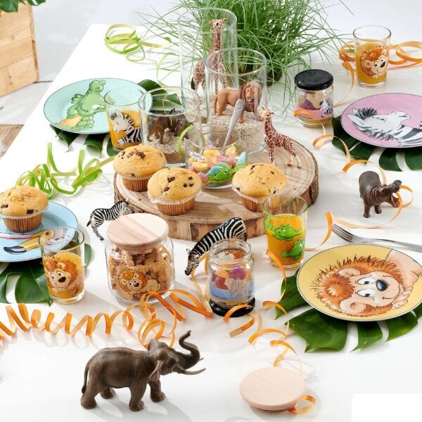 Vaikiškų indų rinkinys iš porceliano Happy Zoo Koko kaina ir informacija | Indai, lėkštės, pietų servizai | pigu.lt