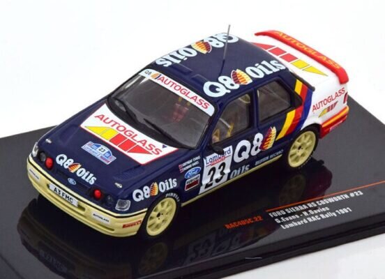 Ford Sierra Rs Cosworth #23 Rac Rallye 1991 Evans/Davies Ixo 1:43 RAC405C kaina ir informacija | Kolekciniai modeliukai | pigu.lt