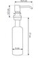 Skysto ploviklio dozatorius plautuvei REA, Gold kaina ir informacija | Virtuvinių plautuvių ir maišytuvų priedai | pigu.lt