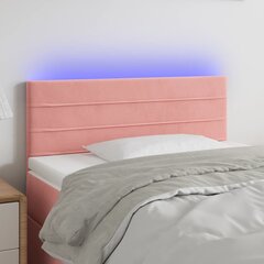 Galvūgalis su led, rožinis, 80x5x78/88cm цена и информация | Кровати | pigu.lt