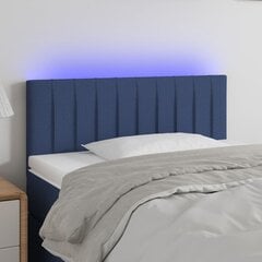 Galvūgalis su led, mėlynas, 80x5x78/88cm цена и информация | Кровати | pigu.lt