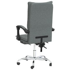 Atlošiama biuro kėdė, tamsiai pilka цена и информация | Офисные кресла | pigu.lt