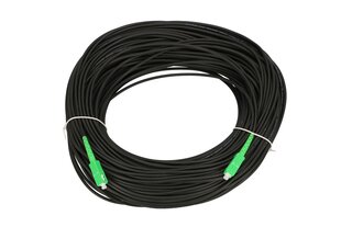 Extralink SC|APC-SC|APC Round drop | Patchcord | Round, drop, single mode, Simplex, G.657A2, 70m цена и информация | Кабели и провода | pigu.lt