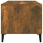 Kavos staliukas vidaXL, Apdirbta mediena, 90x49x45cm, dūminio ąžuolo spalva kaina ir informacija | Kavos staliukai | pigu.lt
