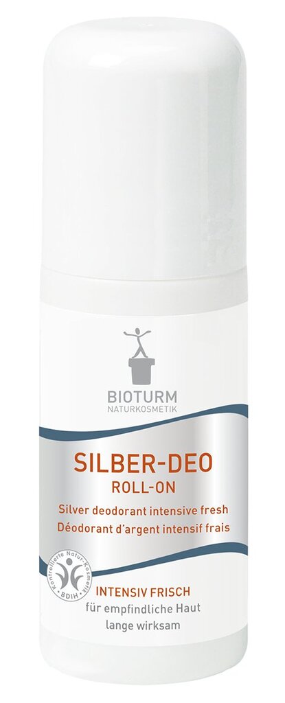 Intensyvus rutulinis dezodorantas su aktyviuoju sidabru Bioturm 50 ml цена и информация | Dezodorantai | pigu.lt