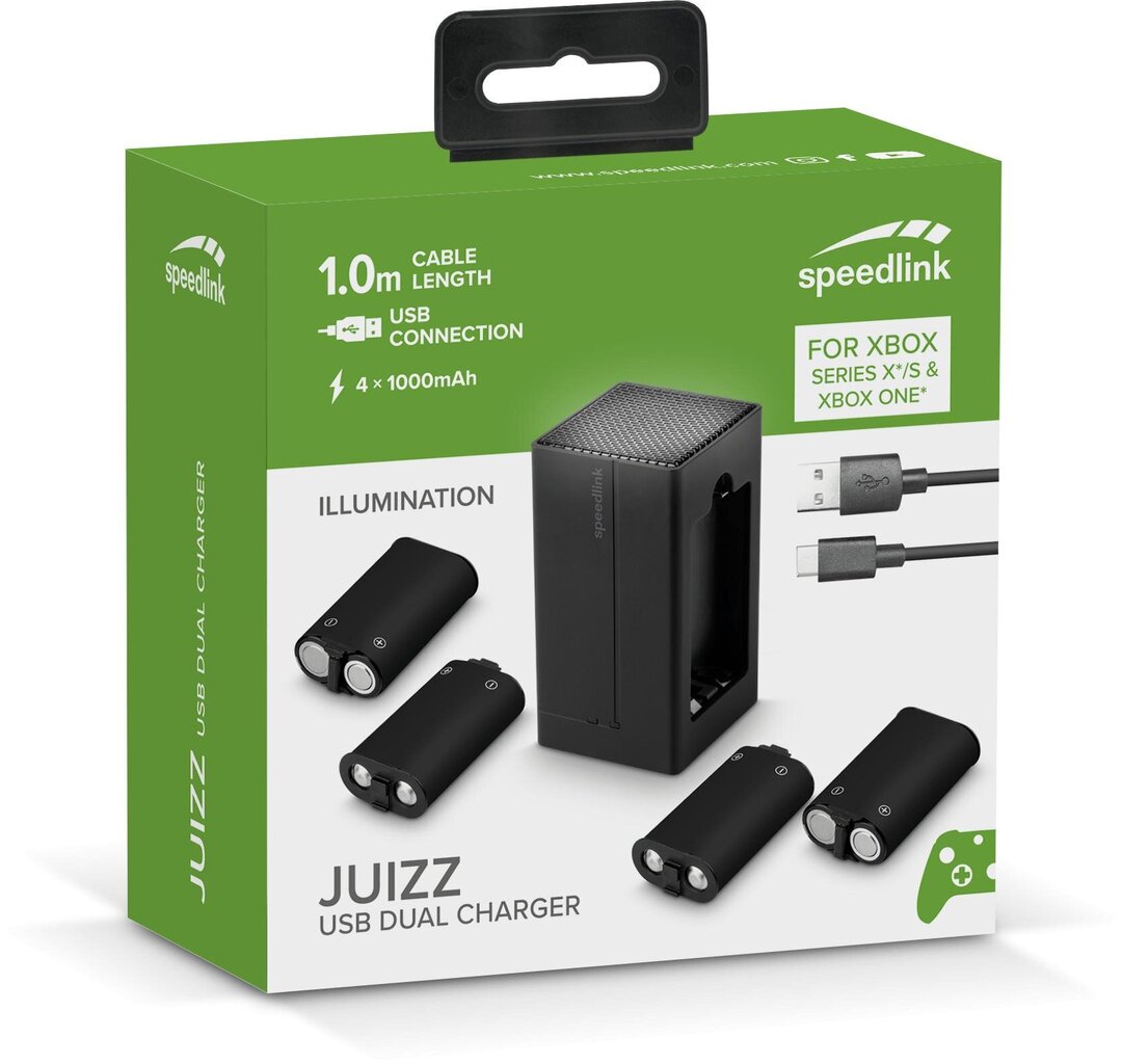 Speedlink Juizz USB Dual Charger kaina ir informacija | Žaidimų kompiuterių priedai | pigu.lt