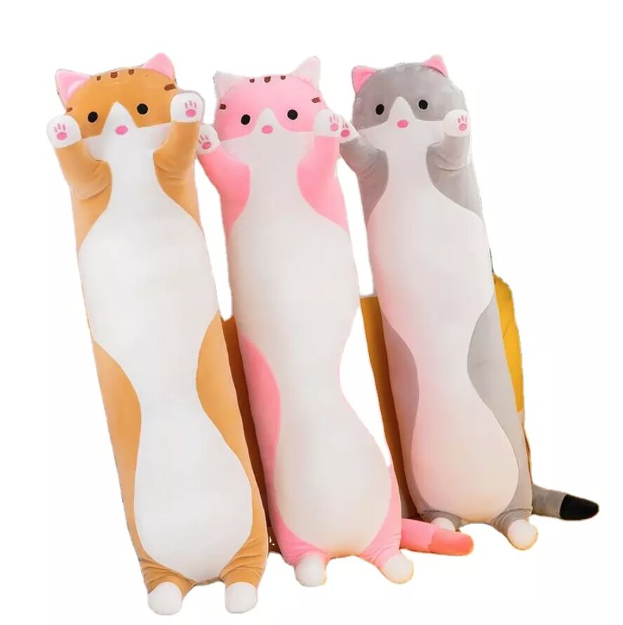 Pliušinis žaislas katinas Airi, rožinis, 70 cm kaina ir informacija | Minkšti (pliušiniai) žaislai | pigu.lt