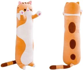 Pliušinis žaislas katinas rudas, 70 cm kaina ir informacija | Minkšti (pliušiniai) žaislai | pigu.lt