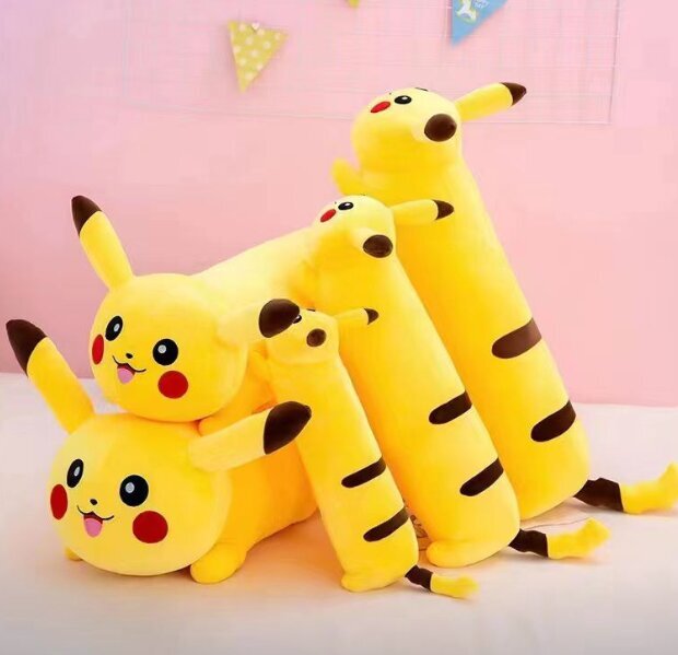 Pliušinė pagalvėlė - žaislas Pokemon Pikachu, 130 cm цена и информация | Minkšti (pliušiniai) žaislai | pigu.lt