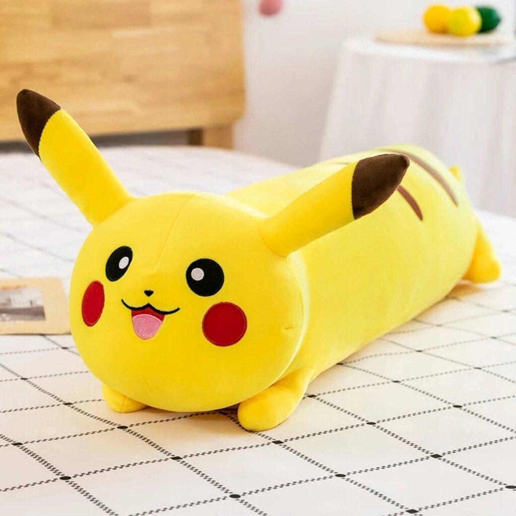 Pliušinė pagalvėlė - žaislas Pokemon Pikachu, 70 cm kaina ir informacija | Minkšti (pliušiniai) žaislai | pigu.lt