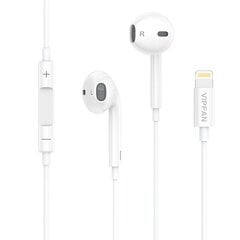 Vipfan M13 wired in-ear headphones (white) цена и информация | Теплая повязка на уши, черная | pigu.lt