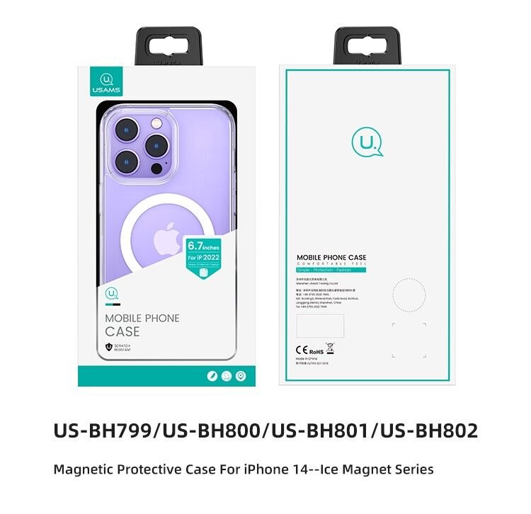 USAMS BH800 Ice-Magnet dėklas telefonui iPhone 14pro цена и информация | Telefono dėklai | pigu.lt