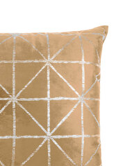 Pagalvės užvalkalas Edoti 45x45 cm, rudas kaina ir informacija | Dekoratyvinės pagalvėlės ir užvalkalai | pigu.lt