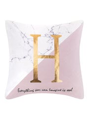 Pagalvės užvalkalas Edoti, rožinis kaina ir informacija | Dekoratyvinės pagalvėlės ir užvalkalai | pigu.lt