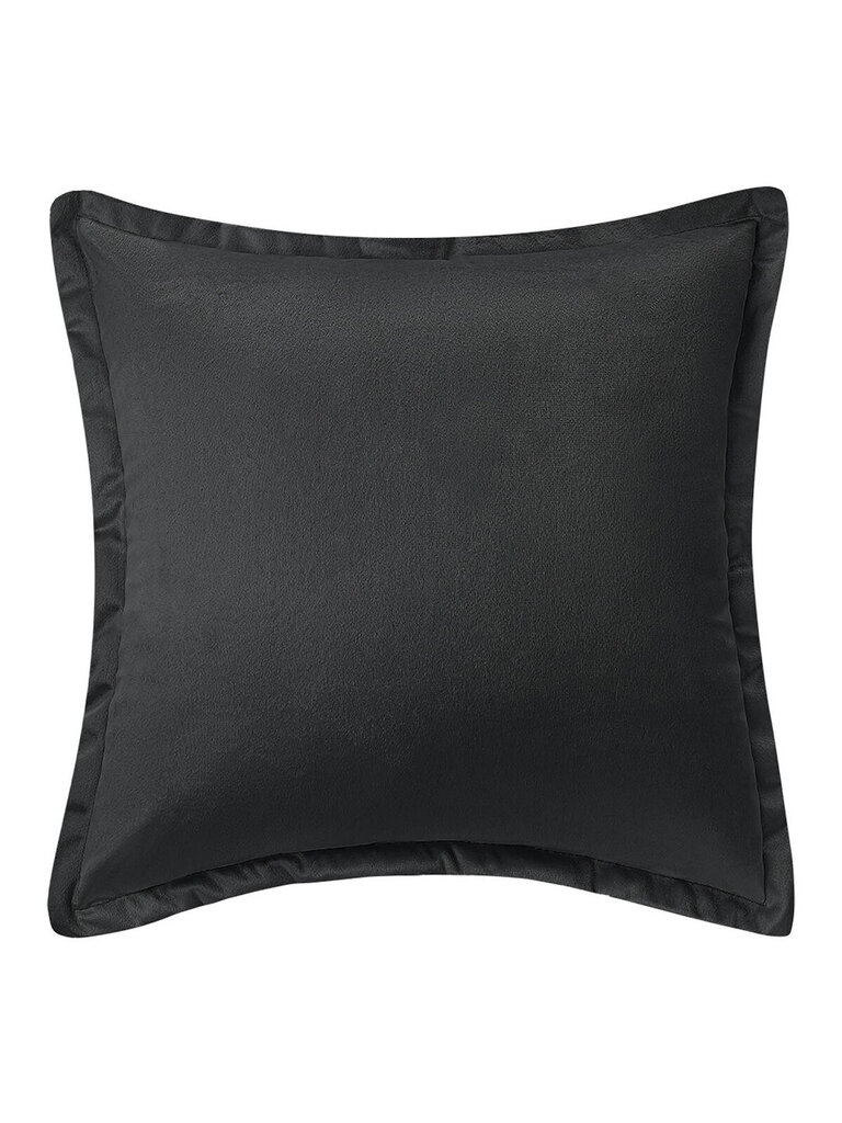 Pagalvės užvalkalas Edoti, juodas kaina ir informacija | Dekoratyvinės pagalvėlės ir užvalkalai | pigu.lt