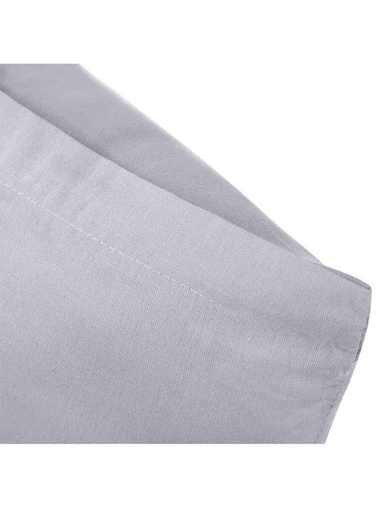 Medvilninis pagalvės užvalkalas Simply, pilkas kaina ir informacija | Pagalvės, užvalkalai, apsaugos | pigu.lt