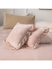 Pagalvės užvalkalas Edoti, rožinis цена и информация | Декоративные подушки и наволочки | pigu.lt