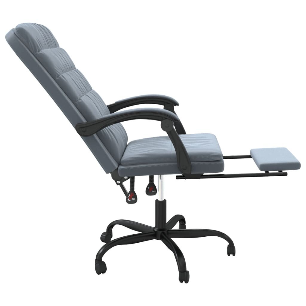 Atlošiama biuro kėdė, tamsiai pilka kaina ir informacija | Biuro kėdės | pigu.lt