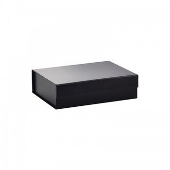 Магнитная подарочная коробка (черная, XS, 20 х 15 х 5 см) цена и информация | Товары для упаковки подарков | pigu.lt