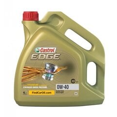 Variklio alyva Castrol Edge 0W40 4L цена и информация | Моторные масла | pigu.lt