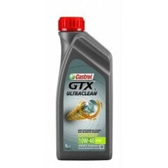 Variklio alyva Castrol GTX Ultraclean 10W40 1L kaina ir informacija | Variklinės alyvos | pigu.lt