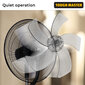 Ventiliatorius drėkintuvas 3-ijų rėžimų, 90 W UK BRAND, TOUGH MASTER® TM-MF40RD kaina ir informacija | Ventiliatoriai | pigu.lt