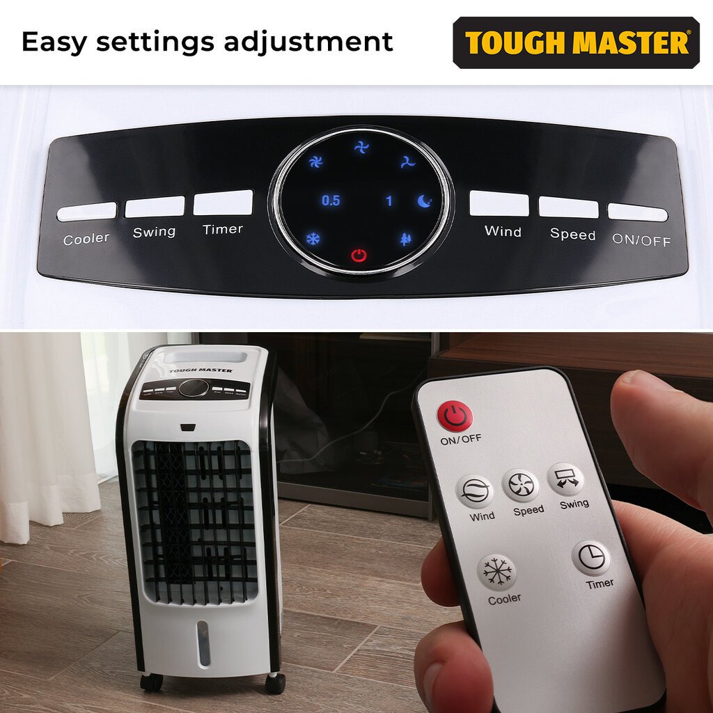 Nešiojamas oro vėsintuvas, drėkintuvas, valytuvas 3in1, UK BRAND, TOUGH MASTER®  TM-AC270DW цена и информация | Ventiliatoriai | pigu.lt