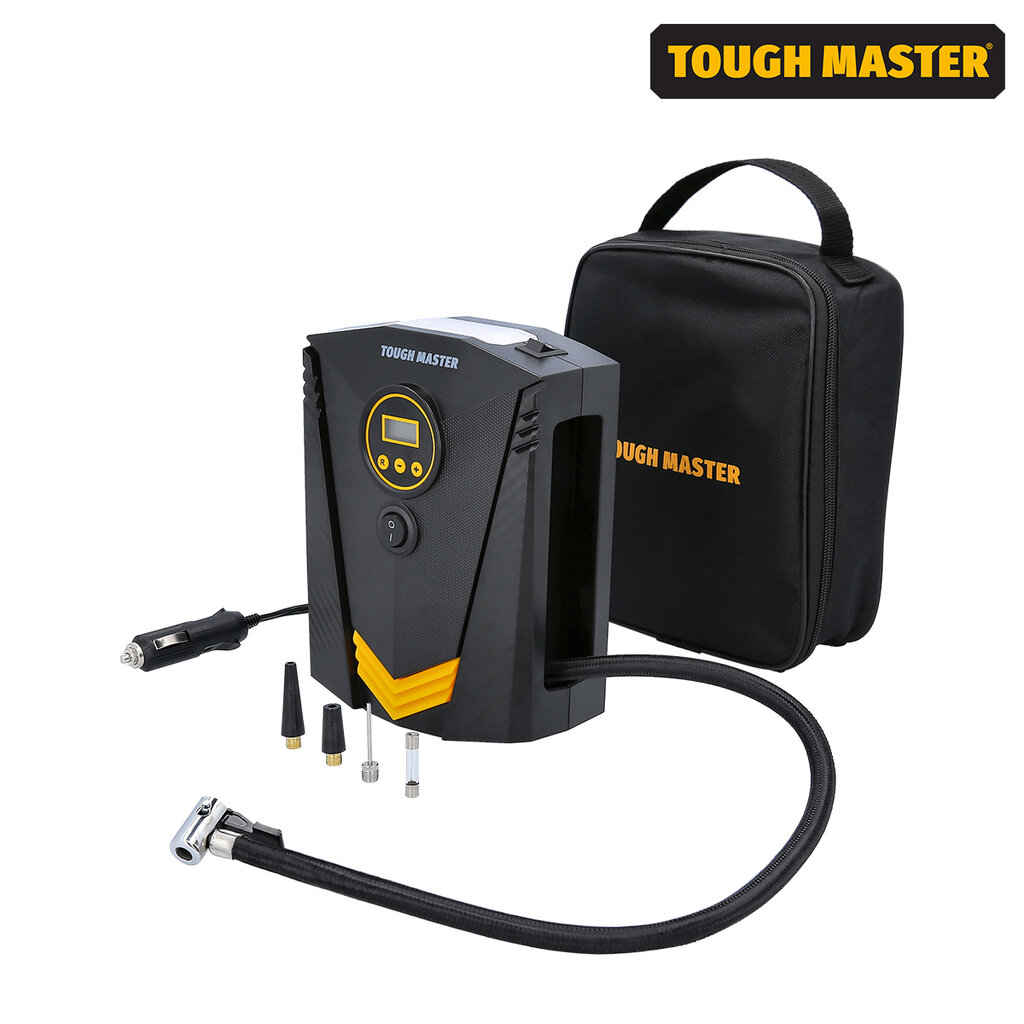 Automobilinis oro kompresorius, 110W, 150 PSI, UK BRAND, TOUGH MASTER® TM-TC110D kaina ir informacija | Kompresoriai | pigu.lt