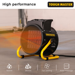 Керамический обогреватель Tough master®, 2800 Вт, TM-CFH283 цена и информация | TOUGH MASTER Сантехника, ремонт, вентиляция | pigu.lt