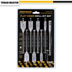 Перьевые сверла по дереву набор из 9 шт. UK BRAND, TOUGH MASTER® TM-FDB9 цена и информация | TOUGH MASTER Сантехника, ремонт, вентиляция | pigu.lt