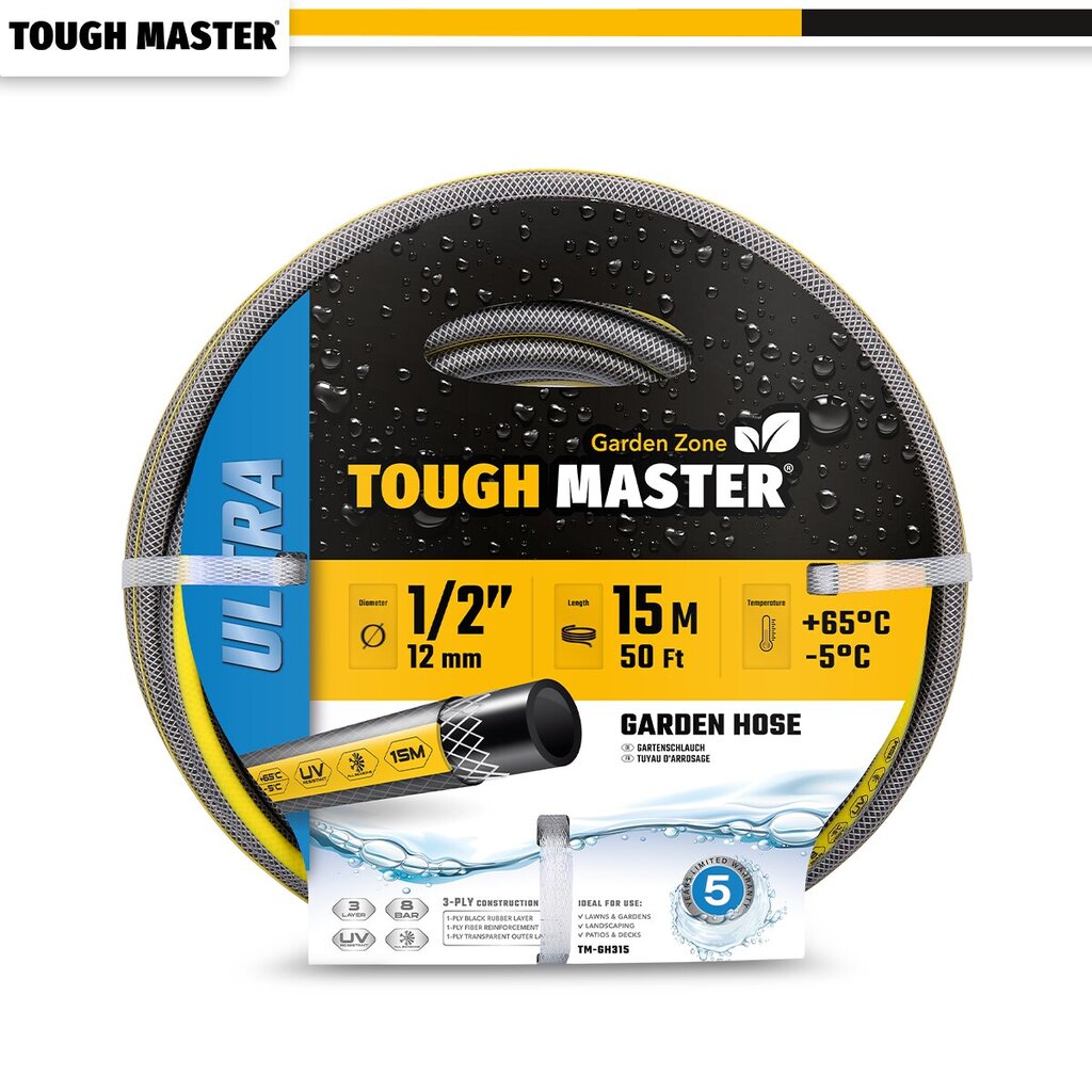 Sodo laistymoTough Master® TM-GH315 kaina ir informacija | Laistymo įranga, purkštuvai | pigu.lt