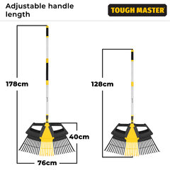 Grėblys 3in1 (77cm) , UK BRAND, TOUGH MASTER® TM-GLR31 kaina ir informacija | Sodo įrankiai | pigu.lt