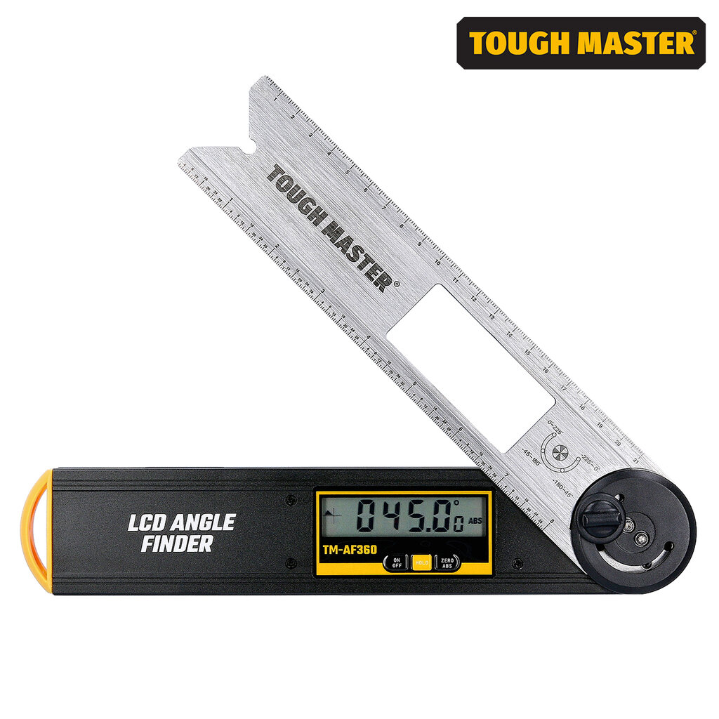 Цифровой угломер, угольник 0°-360° UK BRAND, TOUGH MASTER® TM-AF360 цена |  pigu.lt