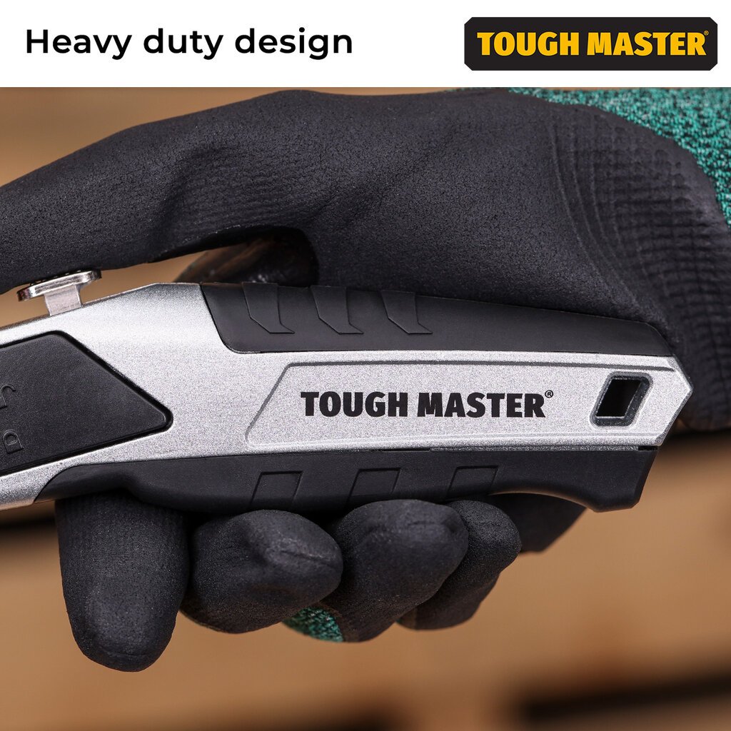 Statybinis peilis + Peiliukas 10vnt. UK BRAND, TOUGH MASTER® TM-UTK194A цена и информация | Mechaniniai įrankiai | pigu.lt