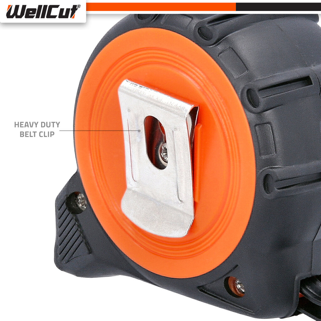 Ruletė Magnetic WellCut WC-MT825 kaina ir informacija | Mechaniniai įrankiai | pigu.lt