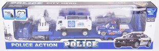 Policijos priekaba + 2 automobiliai (2623) 4645 kaina ir informacija | Žaislai berniukams | pigu.lt