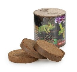 Диски с кокосовой подложкой Happet, 5 х 110 г цена и информация | Товары для экзотических животных | pigu.lt