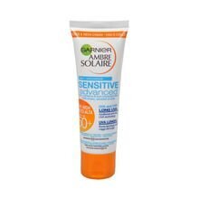 Apsauginis kremas nuo saulės veidui Garnier Ambre Solaire Sensitive Advanced Face Cream SPF50+ 50 ml kaina ir informacija | Kremai nuo saulės | pigu.lt