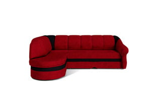 Мягкий угловой диван Benano, Красный / Черный цена и информация | Угловые диваны | pigu.lt