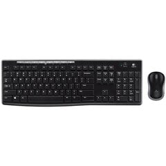 Клавиатура и беспроводная мышь Logitech MK270 QWERTY цена и информация | Клавиатуры | pigu.lt