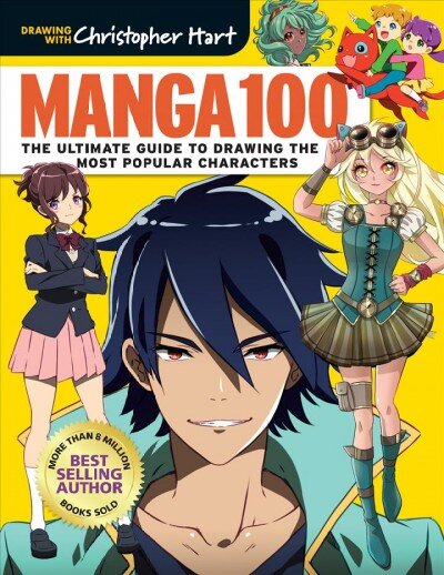 Manga 100: The Ultimate Guide to Drawing the Most Popular Characters kaina ir informacija | Knygos apie meną | pigu.lt