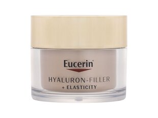 Naktinis veido kremas brandžiai idai Eucerin Hyaluron-Filler + Elasticity 50 ml kaina ir informacija | Veido kremai | pigu.lt