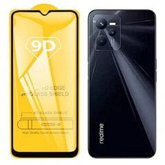 Защитное стекло TakeMe 9D Hybrid Realme C35, черная рамка цена и информация | Защитные пленки для телефонов | pigu.lt