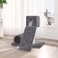 Draskyklė katėms su stovu iš sizalio vidaXL, tamsiai pilka, 59 cm цена и информация | Draskyklės | pigu.lt