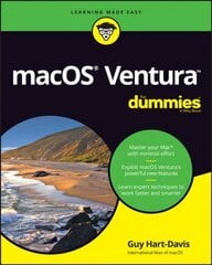 macOS Ventura For Dummies kaina ir informacija | Ekonomikos knygos | pigu.lt