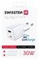 Swissten GaN Mini Travel, USB-C, 3A цена и информация | Krovikliai telefonams | pigu.lt