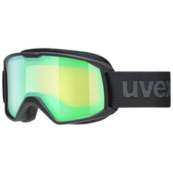 Очки лыжные Uvex elemnt fm, чёрные/зелёные цена и информация | Лыжные очки | pigu.lt